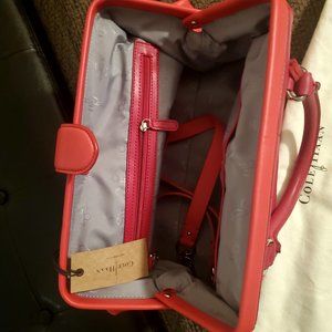 Brand Red Leather Cole Haan puse